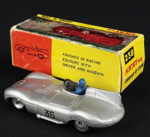 Nicky dinky toys 405 jaguar d type ff239 back