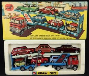 Corgi gift set 41 ford car transporter ff243 front