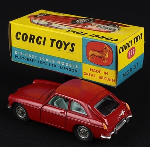 Corgi toys 327 mgb gt ff247 back