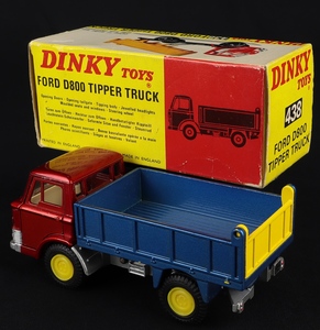 Dinky toys 438 ford d800 tipper truck ff257 back