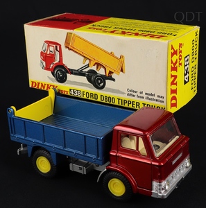 Dinky toys 438 ford d800 tipper truck ff257 front