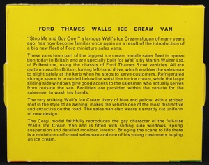 Corgi toys 447 walls ice cream van ff258 plinth