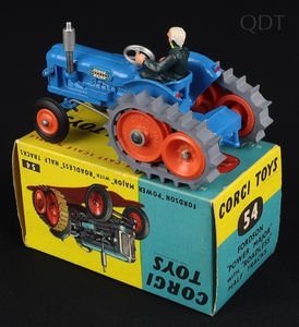 Corgi toys 54 fordson power major tractor ff282 back