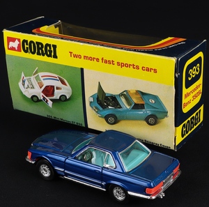 Corgi toys 393 mercedes benz 350sl ff345 back