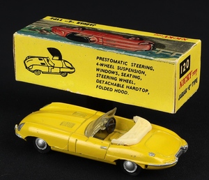 Nicky dinky toys 120 e type jaguar ff395 back