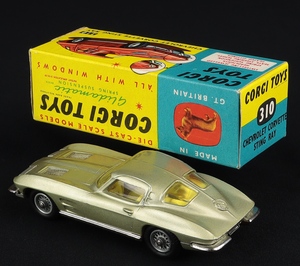 Corgi toys 310 chevrolet corvette sting ray ff397 back