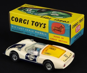 Corgi toys 330 porsche carrera ff398 back