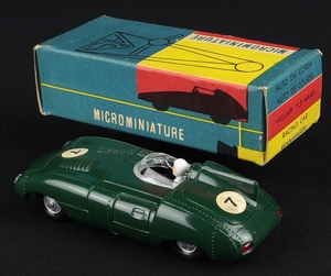 Politoys microminiature 55 jaguar le mans racing car ff406 back