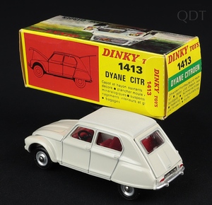 French dinky toys 1413 citroen dyane ff413 back