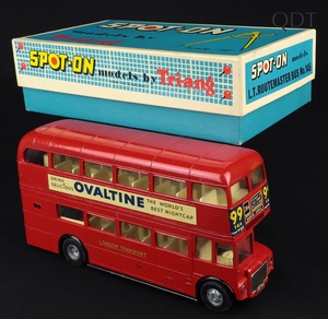 Spot on models 145 routemaster bus ovaltine ff415 front