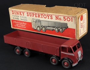 Dinky supertoys 501 foden diesel wagon ff420 front