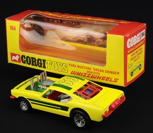 Corgi toys 166 ford mustang organ grinder ff431 back