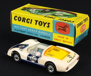 Corgi toys 330 porsche carrera 6 ff433 back