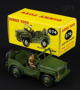 Dinky toys 674 austin champ ff459 front