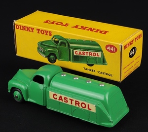 Dinky toys 441 castrol tanker ff461 back