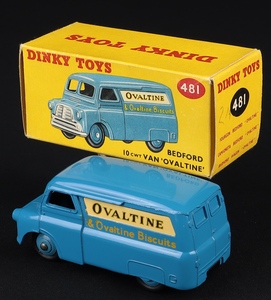 Dinky toys 481 bedford van ovaltine ff462 back