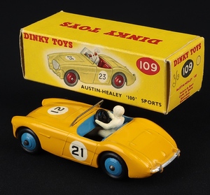 Dinky toys 109 austin healey sports ff465 back
