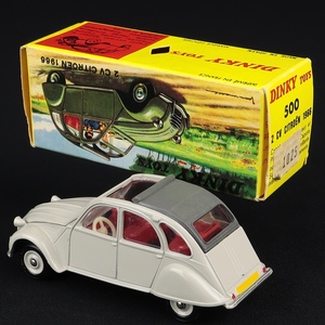 French dinky toys 500 2cv citroen spanish ff474 back