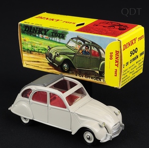 French dinky toys 500 2cv citroen spanish ff474 front