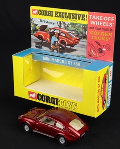 Corgi toys 341 mini marcos gt850 ff477 back