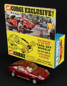 Corgi toys 341 mini marcos gt850 ff477 front