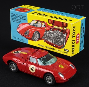 Corgi toys 314 ferrari berlinetta ff487 front