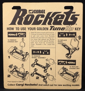 Corgi rockets 902 jaguar xjs ff498 back