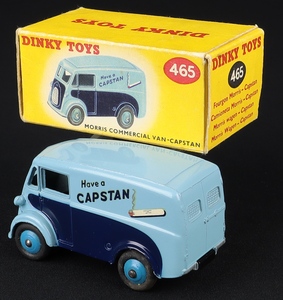 Dinky toys 465 morris van capstan ff510 back