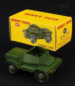 Dinky toys 173 scout car ff549 front