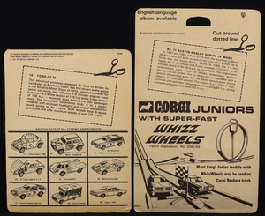 Corgi juniors 10 ford gt 70 11 austin healey ff554 back