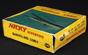 Nicky dinky supertoys 999 dehavilland comet jet airliner boac ff564 box 2