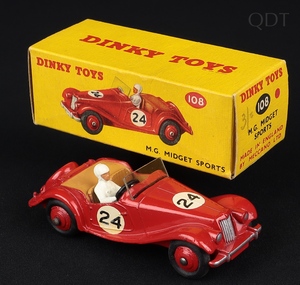 Dinky toys 108 mg midget sports ff589 front