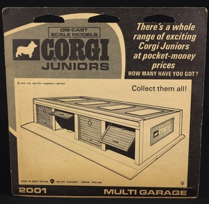 Corgi juniors 2001 multi garage ff600 back