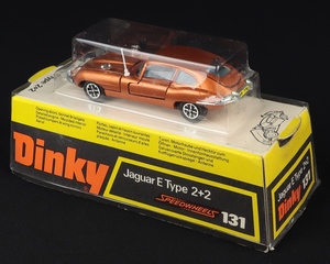 Dinky toys 131 e type jaguar ff635 back