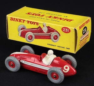 Dinky toys 231 maserati racing car ff662 back