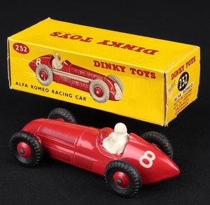 Dinky toys 232 alfa romeo racing car ff663 back