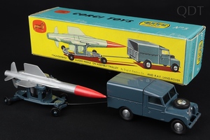 Corgi toys gift set 3 thunderbird guided missile raf landrover front