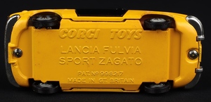 Corgi toys 332 lancia fulvia sport zagato ff700 base