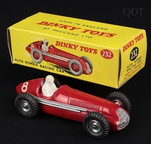 Dinky toys 232 alfa romeo racing car ff709 front