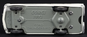 Corgi toys 215 ford thunderbird open sports ff723 base
