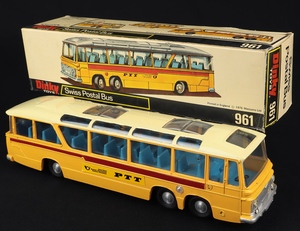 French dinky toys 960 swiss postal bus ff736 front