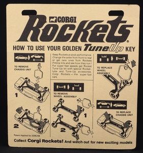 Corgi rockets 901 a aston martin db6 ff764 back