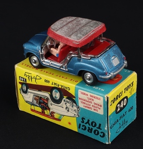 Corgi toys 240 ghia fiat jolly 600 ff775 back