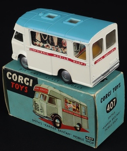 Corgi toys 407 karrier bantam mbile shop ff778 back