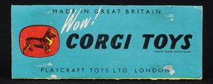 Corgi toys 200 ford consul saloon ff783 booklet