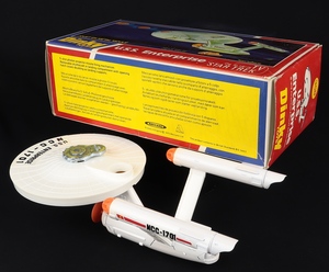 Dinky toys 350 uss enterprise ff784 back