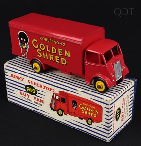 Dinky toys 919 golden shred guy van ff796 front