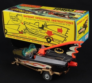 Corgi toys 107 batboat trailer ff810 back