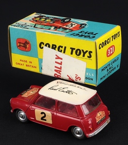 Corgi toys 321 monte carlo bmc mini cooper s ff811 back