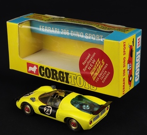 Corgi toys 344 ferrari 206 dino sport ff812 back